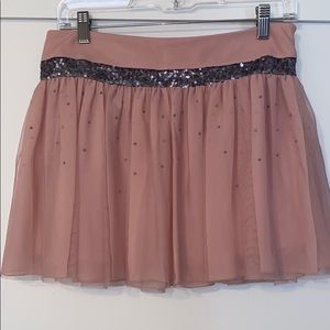 Vera Wang Princess mini skirt blush size 3